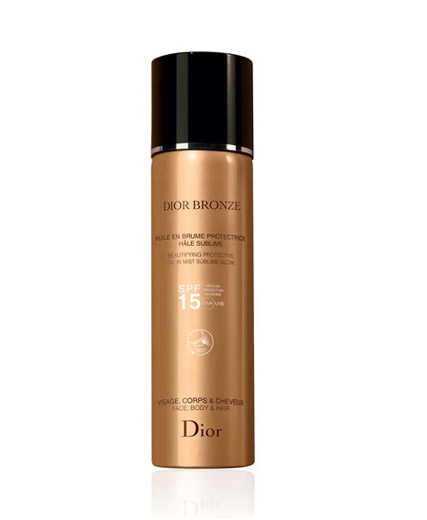 dior bronze heile protectrice hâle sublime|Dior Bronze Huile en brume protectrice hâle sublime SPF 15 .